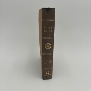Crossway Holy Bible ESV Large Print Compact Edition Brown Cowhide LeatherTruTone